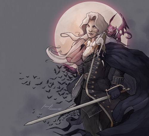 Alucard fan art (Castlevania). Playing Symphony of the Night after so, so many years and still lovin