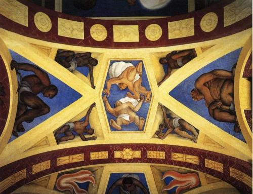 artist-rivera:  Revelation of the Way, 1926, Diego RiveraMedium: frescohttps://www.wikiart.org/en/diego-rivera/revelation-of-the-way-1926