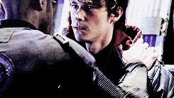 cinemagaygifs:    Jarod Joseph &amp; Jonathan Whitesell - The 100   