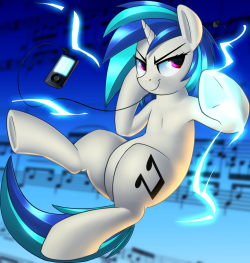 mlpfim-fanart:Vinyl Scratch Attack?? by January3rd