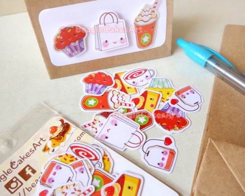 beaglecakes:Ideas to make use of the massive sticker collection you have in your cookie bin :)