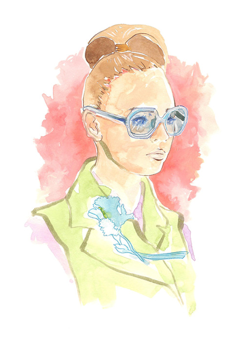 hungryvoid: #prada #AW15 #fashionillustration @Prada #mfw