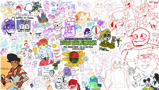 kal-zoni:    Here’s are the two canvases from today’s 2021 Rise Calendar Drawpile!!