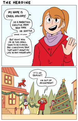 dilfosaur:  read the full comic!i have watched approximately 54535624664534 of these so here is my Ode to Hallmark Christmas Movies