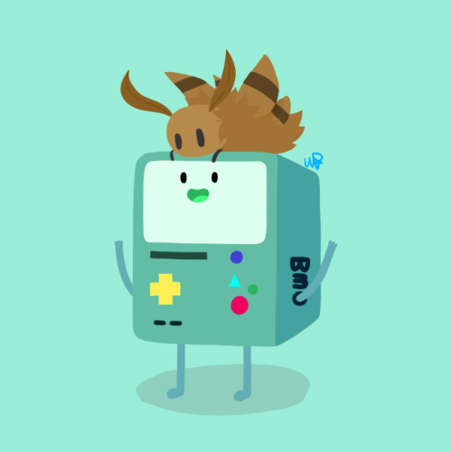 whitydragon:BMO and a moth