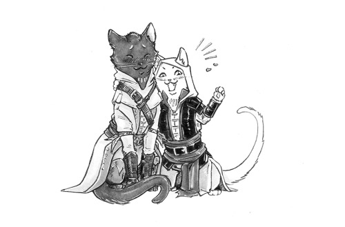 kitty!kenway fam  nautical cats! freedom fighter cats! homestead cats! scoundrel cats!  assassin ca