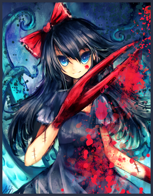 jaylbamf:  They Bleed Pixels | bbbbbb [pixiv]