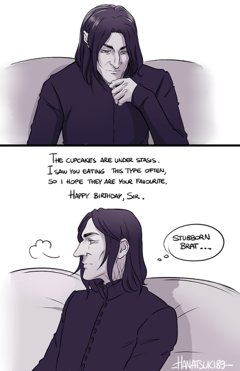 hanatsuki89:A small thing I’ve made cause today, 9/01, is Severus Snape’s birthday.Setting is still 