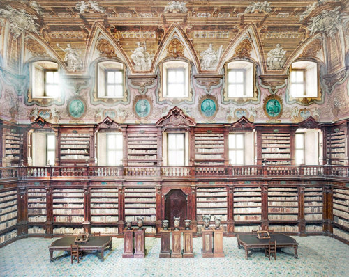 theasmontichronicles:Biblioteca dei Girolamini, Naples.