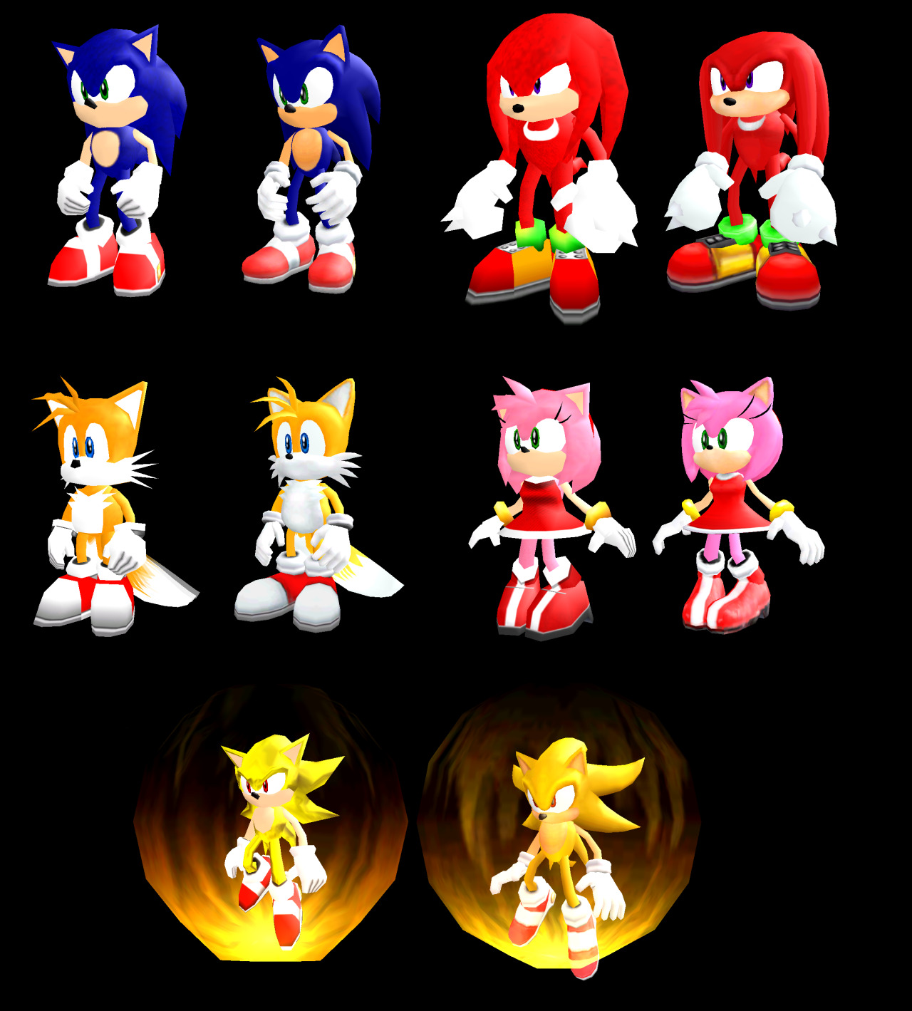 Dreamcast - Sonic Adventure - Super Sonic - The Models Resource