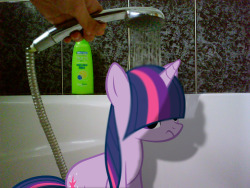 Shower time with Twilight by ~Sparkler99