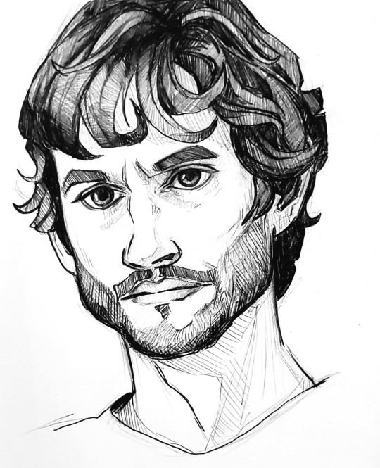 Progress on stylizing Will Graham. Not there yet, but progress 🙃