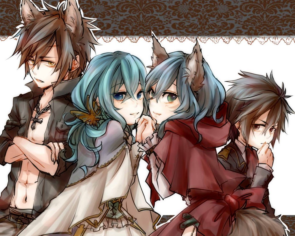 kurare13:  Gray the King of Therianthrope and Princess Juvia &amp; Red Riding