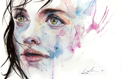 bestof-society6:   ART PRINTS BY AGNES-CECILE adult photos
