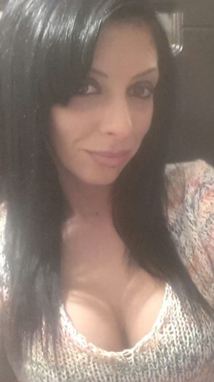 realitybabesexposed:  Romanian MILF pop.cristina exposes those nice plastic melons @ her public FB account