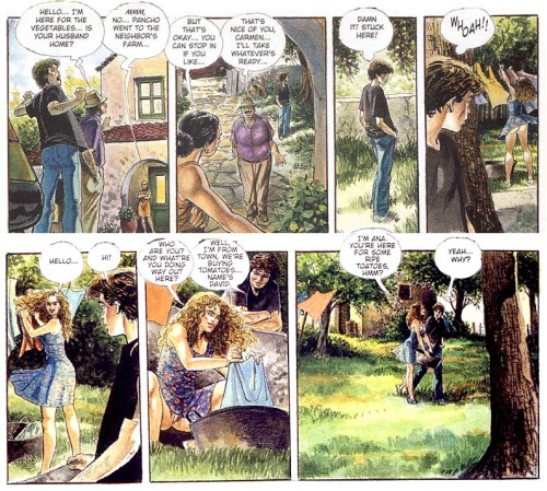 Horacio Altuna, Argentine author of erotic comics. Down on the farm.