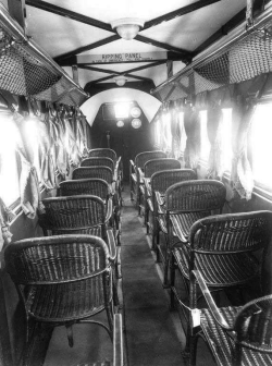 steampunktendencies:Plane Interior 1930s