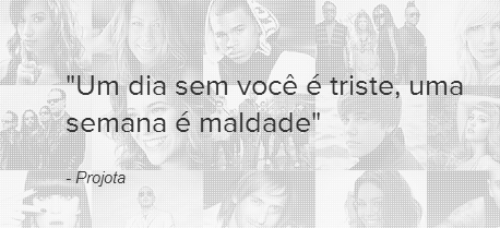 Simples, direto, de coração.