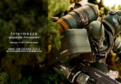 bloodymagnum:  Intermezzo ~gespannte Atmosphare~ AMS-129 Geara Zulu Diorama   Source 
