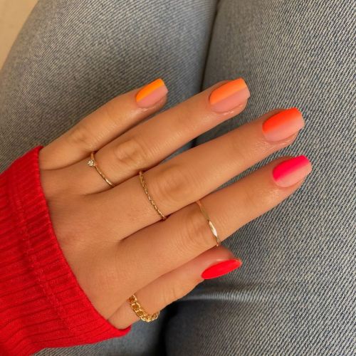Buy Burnt Orange Press on Nails Fall Nails Matte or Gloss Choose Your Shape  Coffin Nails Stiletto Nails Fake Nails Glue on Nails Online in India - Etsy