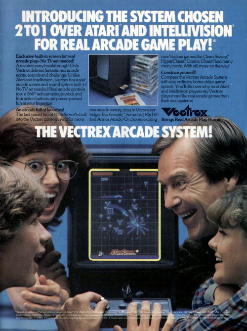 1983 Vectrex Arcade System ad