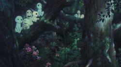 valaurelius:    Princess Mononoke  - The Kodama of the Forest