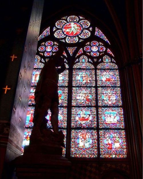 #paris #notredame #cathedral #stainedglass #france #vmribeiro (em Notre Dame Paris) https://www.inst