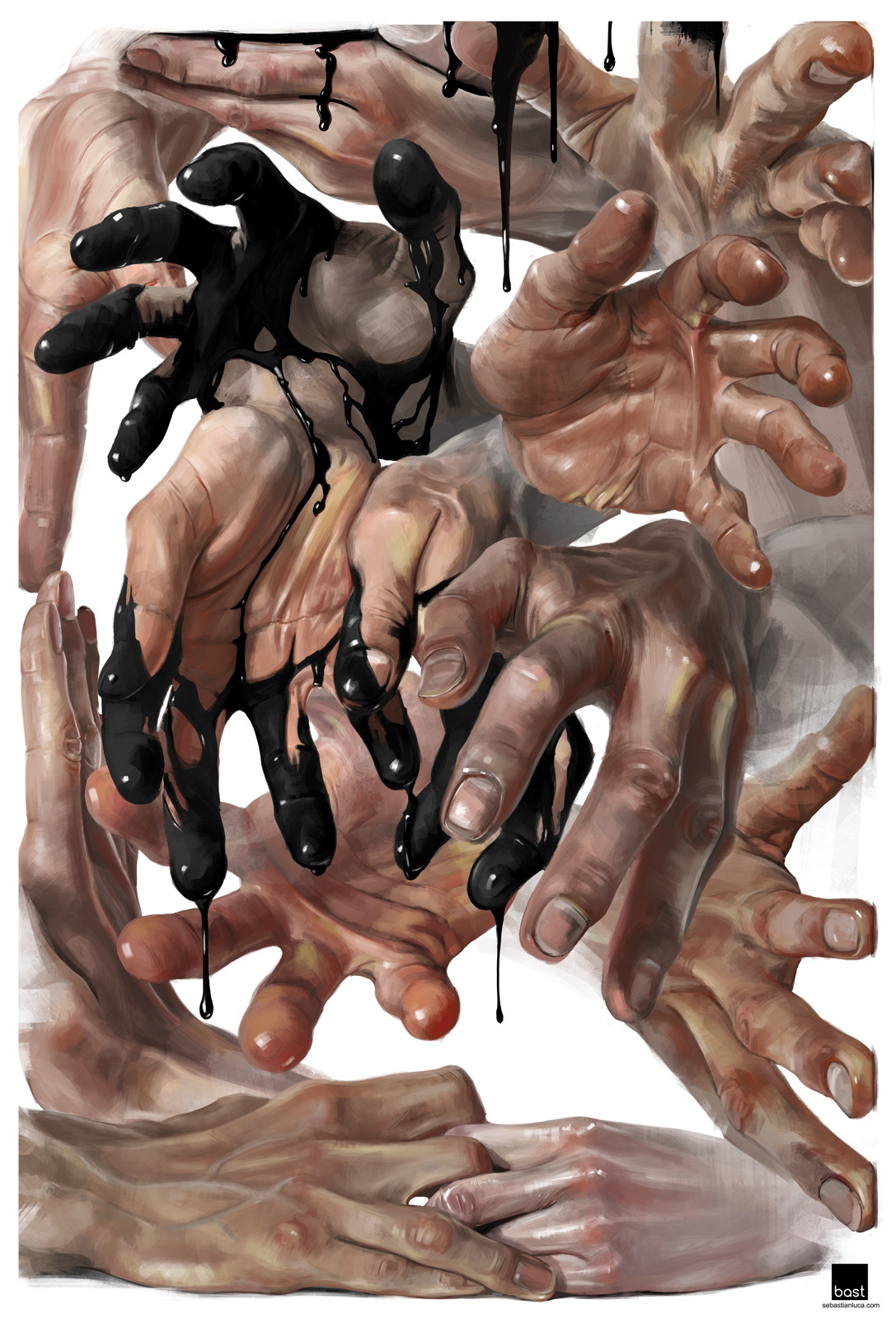 crossconnectmag:  Illustrations by Sebastian Luca  Sebastian Luca is a painter and
