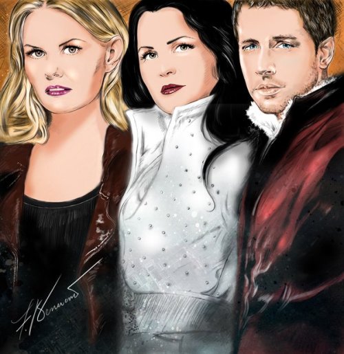 Stunning #OUAT fan art from #Oncer Zia Franny!