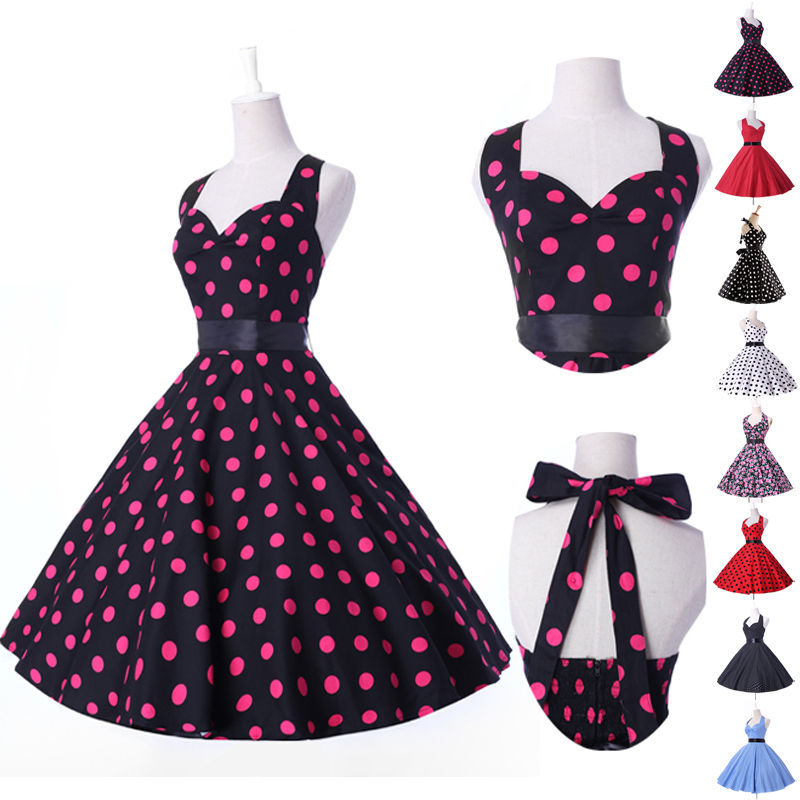 Vintage polka dot dress