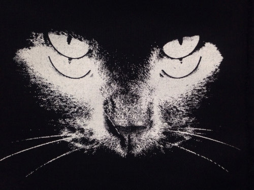 cat-sessorize: Black Cat patch, Punk Patch, Horror, Black Cat-sessorize!