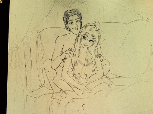 lisuli79:  Bedtime stories… Who wouldn’t like a sweet Hans behind one’s shoulder,