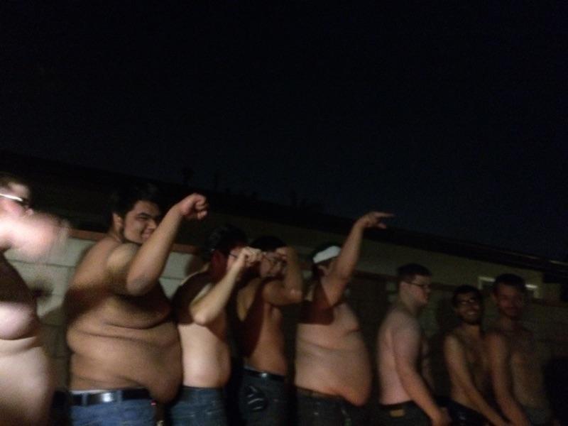 kumohaku92:  Partying hard with the comrades on my 23rd birthday. We might have had