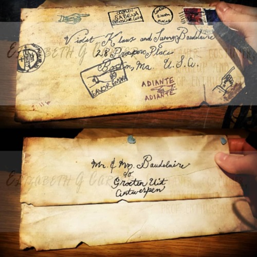 Finished Prop - The Letter That Never Came - Lemony Snicket’s A Series Of Unfortunate Events -