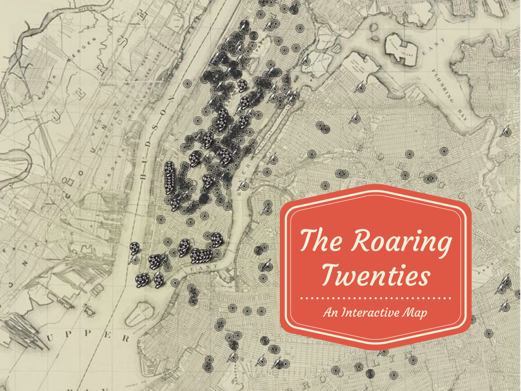 THE ROARING TWENTIES: NOISE COMPLAINTS FROM THE JAZZ AGE NEW YORK CITY»
“The Roaring Twenties is a sonically charged interactive map of nearly 600 noise complaints made in New York City from 1926 to 1932. Each marker represents one complaint and is...