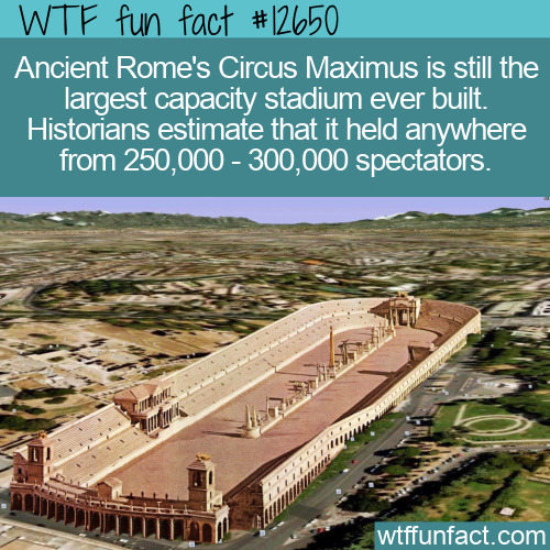 The largest stadium ever built could hold over 100,000 more people than today&rsquo;s biggest st