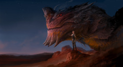 icoulduseinsouciantmaybe:  primarybufferpanel:  primarybufferpanel:  snowstone:  Dusk by sandara   OMG Mad Max Dragons AUI mean.. a tortured feral dragon blunders across Furiosa’s escape attemptORThe War Rig is a giant dragonI HAVE A GREAT NEED FOR