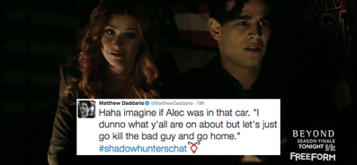 queencorazon:  Matthew Daddario + livetweeting Bound by Blood // BONUS: