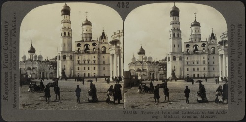 Cathedral of the Archangel and Ivan the Great Bell Tower in theMoscow Kremlin (Russia, 1918 – 1930).