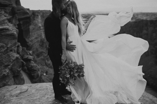 jordanvoth:  India + Jay An elopement at Horseshoe Bend. 