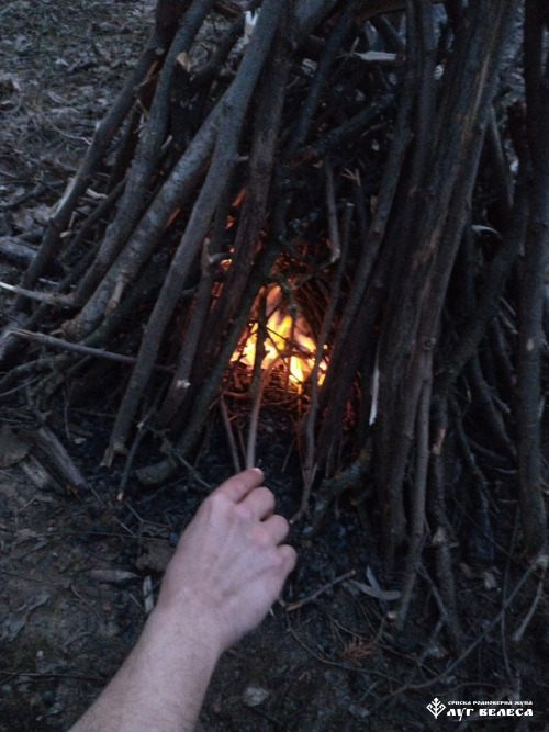 Velikdan celebration (spring equinox) held by the members of Lug Velesa. 