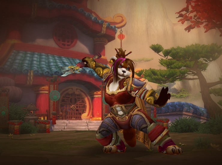 Fat and Furry: Pandaren Transmogs — For the person wanting a red pandaren  rogue...
