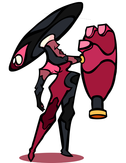 pan-pizza:  Wanted to switch color schemes between Garnet and my Jupiter Jazz from Loki IRL. Jazz is not a rip off, she’s a cameo so it’s okay. If Jazz ever appears in the comic again, I wanna simplify her. She’s so hard to draw consistently.