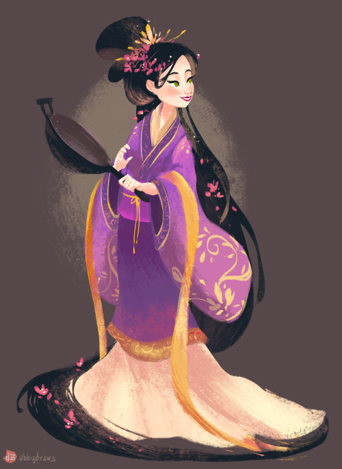 abbydraws:  Chinese version of Rapunzel (Tangled) 