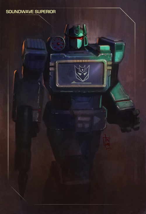 robotsandramblings: Soundwave Superior by geeshin