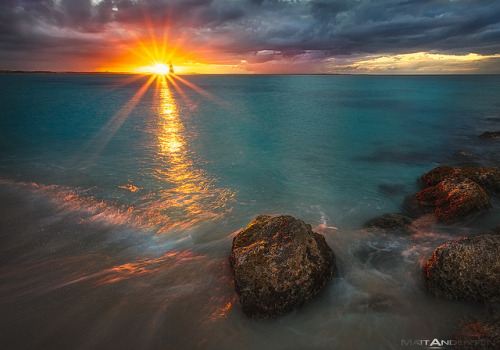 carib-n: Sailboat Sunset on Grace Bay, Providenciales Turks &amp; Caicos by Matt Anderson Photog