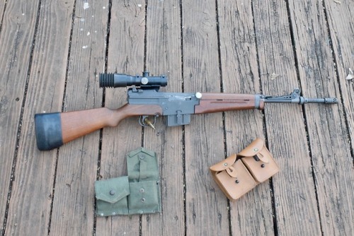 yeoldegunporn:MAS 49/56 The Mas 49/56 was France’s first semi automatic service rifle. There was no 