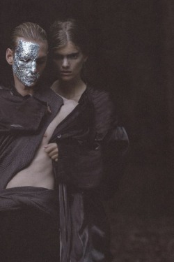 deplaisant:   &ldquo;skogen&rdquo; - paul boche and emily astrup by philippe cometti for rodeo magazine        