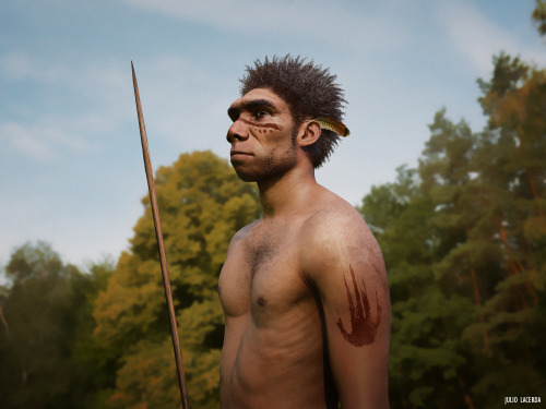 paleoart: Homo heidelbergensis was a very interesting species of archaic human. It sits roughly betw