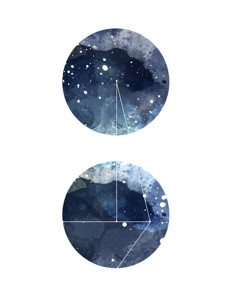 wordsnquotes:  Geometric Watercolor Illustrations by Ella T.Canadian based artist